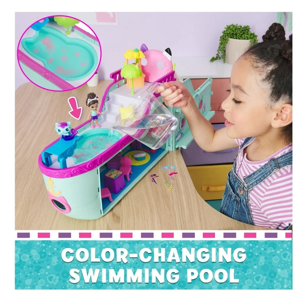 NWB Gabby’s Dollhouse, Gabby Cat Friend Ship Cruise Ship Toy Vehicle Playhouse - Picture 4 of 11